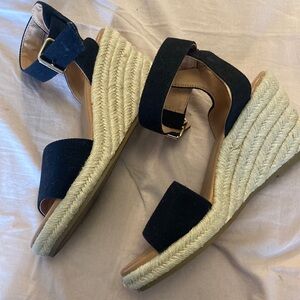 J.Crew black espadrilles